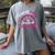 I Wear Pink In Memory Of My Mom Breast Cancer Awareness Raglan Baseball Tee Women's Comfort Colors T-Shirt Gray