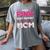 I Wear Pink In My Memory Of My Mom Support For Mom Grandma Women's Comfort Colors T-Shirt Gray I Wear Pink In My Memory Of My Mom Support For Mom Grandma Women's Comfort Colors T-Shirt Gray