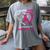 I Wear Pink In Memory Of My Mother In Law Mom Breast Cancer Women's Comfort Colors T-Shirt Gray