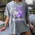 I Wear Purple In Memory Of My Brother Overdose Awareness Women's Comfort Colors T-Shirt Gray I Wear Purple In Memory Of My Brother Overdose Awareness Women's Comfort Colors T-Shirt Gray