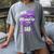 I Wear Purple In Memory For My Dad Dementia Awareness Women's Comfort Colors T-Shirt Gray I Wear Purple In Memory For My Dad Dementia Awareness Women's Comfort Colors T-Shirt Gray