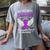 I Wear Purple In Memory Of My Dad Pancreatic Cancer Women's Comfort Colors T-Shirt Gray I Wear Purple In Memory Of My Dad Pancreatic Cancer Women's Comfort Colors T-Shirt Gray