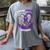 Wear Purple In Memory Of Grandma Pancreatic Cancer Awareness Women's Comfort Colors T-Shirt Gray Wear Purple In Memory Of Grandma Pancreatic Cancer Awareness Women's Comfort Colors T-Shirt Gray