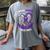 I Wear Purple In Memory Of Great Uncle Alzheimers Awareness Women's Comfort Colors T-Shirt Gray I Wear Purple In Memory Of Great Uncle Alzheimers Awareness Women's Comfort Colors T-Shirt Gray