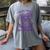 I Wear Purple In Memory Of My Husband Alzheimers Awareness Women's Comfort Colors T-Shirt Gray I Wear Purple In Memory Of My Husband Alzheimers Awareness Women's Comfort Colors T-Shirt Gray