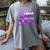 I Wear Purple In Memory Of My Mom Alzheimers Awareness Women's Comfort Colors T-Shirt Gray I Wear Purple In Memory Of My Mom Alzheimers Awareness Women's Comfort Colors T-Shirt Gray