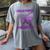 I Wear Purple In Memory For My Son Epilepsy Awareness Ribbon Women's Comfort Colors T-Shirt Gray