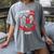 I Wear Red In Memory Of Aunt Heart Disease Awareness Month Women's Comfort Colors T-Shirt Gray