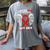 I Wear Red In Memory Of My Dad Heart Disease Awareness Month Women's Comfort Colors T-Shirt Gray I Wear Red In Memory Of My Dad Heart Disease Awareness Month Women's Comfort Colors T-Shirt Gray