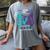 I Wear Teal And Purple In Memory Of My Boyfriend Women's Comfort Colors T-Shirt Gray I Wear Teal And Purple In Memory Of My Boyfriend Women's Comfort Colors T-Shirt Gray