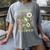 Weird Teachers Build Character Frog Reading Book Librarian Women's Comfort Colors T-Shirt Gray