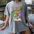 Wild About Reading Books Reader Bookworm Animals Book Lover Women's Comfort Colors T-Shirt Gray