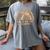 Wild About Reading Books Reader Lover Bookworm Librarian Women's Comfort Colors T-Shirt Gray