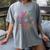 Wild About Reading Books Readers Lovers Bookworm Library Day Women's Comfort Colors T-Shirt Gray