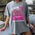 Wings Breast Cancer Shirt I Wear Pink In Memory Of My Mama Women's Comfort Colors T-Shirt Gray
