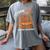 Wings Leukemia Shirt I Wear Orange In Memory Of My Dad Women's Comfort Colors T-Shirt Gray