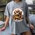 Wise Owl Reading Books Women's Comfort Colors T-Shirt Gray