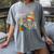 A Woman Cannot Survive On Books Alone She Also Needs Yarn Women's Comfort Colors T-Shirt Gray