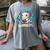 Women's Readsolotl Kawaii Axolotl Reading Book Lover Women's Comfort Colors T-Shirt Gray