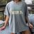 Women's Social Battery 3 Introvert Sarcasm Women's Comfort Colors T-Shirt Gray