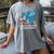 In A World Full Of Bookworms Be A Book Dragon Women's Comfort Colors T-Shirt Gray