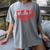 Wrestling Senior Night Wrestling Senior 2025 Graduation 11 Women's Comfort Colors T-Shirt Gray