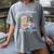Yarn Quote Easily Distracted By Books And Yarn Reader Women's Comfort Colors T-Shirt Gray