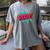 Yeah Comic Comic Book Graphic Women's Comfort Colors T-Shirt Gray