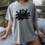 Yk2 Grunge Scary Cat With Tail Tomboy 90s Nostalgia Indie Women's Comfort Colors T-Shirt Gray