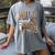 Zoo Animals Wild About Reading Books Reader Lover Librarian Women's Comfort Colors T-Shirt Gray