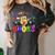 100 Days In The Book Fun 100 Days Of School Boy Girl Teacher Women's Comfort Colors T-Shirt Pepper