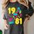 1981 Retro Raised In The 80s Old School Nostalgia Vibes Women's Comfort Colors T-Shirt Pepper