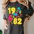 1982 Retro Raised In The 80s Old School Nostalgia Vibes Women's Comfort Colors T-Shirt Pepper