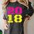 2018 Big Neon Numbers For The New Year Or Graduation Women's Comfort Colors T-Shirt Pepper