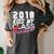 2018 Kiss My Class Goodbye Graduation Women's Comfort Colors T-Shirt Pepper