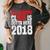 2018 Senior Graduation My Happy Class Shirt Women's Comfort Colors T-Shirt Pepper