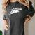 2019 Graduation Shark T Shirt High School College Grad Women's Comfort Colors T-Shirt Pepper