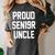 2019 Senior Uncle SEN19R Class Graduation Party T Shirt Women's Comfort Colors T-Shirt Pepper