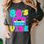 80's Vibe Retro Style Cassette Tape Nostalgia 1980s Party Women's Comfort Colors T-Shirt Pepper