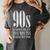 The 90s I'd Go Back For Five Minutes Nostalgia Quote Women's Comfort Colors T-Shirt Pepper