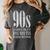 The 90s I'd Go Back For Five Minutes Nostalgia Quote Women's Comfort Colors T-Shirt Pepper