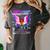 Active Memory Butterfly Women's Comfort Colors T-Shirt Pepper Active Memory Butterfly Women's Comfort Colors T-Shirt Pepper