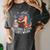 Adorable Book Lover Dragon Read Books Be Kind Stay Weird Women's Comfort Colors T-Shirt Pepper