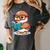 Adorable Book Lover Mallard Duck With Reading Glasses Cute Women's Comfort Colors T-Shirt Pepper