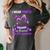 Alzheimer's Awareness I Wear Purple In Memory Of My Grandma Women's Comfort Colors T-Shirt Pepper