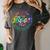 Anti Social Book Club Go Away I'm Reading Book Tie Dye Women's Comfort Colors T-Shirt Pepper