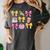 Apple Coquette Bow Books First Day Of School Back To School Women's Comfort Colors T-Shirt Pepper