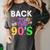 Back To The 90's Mixtape Era Nostalgia Retro 1990 90's Style Women's Comfort Colors T-Shirt Pepper