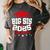 Big Sis Of a 2025 Graduate Class Senior Graduation Grad 25 Women's Comfort Colors T-Shirt Pepper