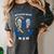 Blue In Memory Of Mom Colon Cancer Awareness Memorial Women's Comfort Colors T-Shirt Pepper Blue In Memory Of Mom Colon Cancer Awareness Memorial Women's Comfort Colors T-Shirt Pepper